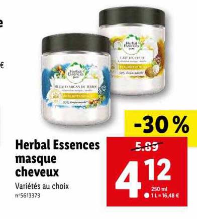 herbal essences masque cheveux