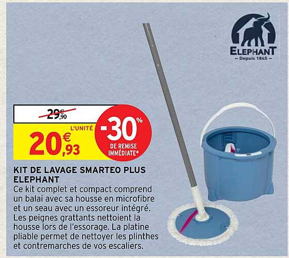 Kit De Lavage Smarteo Plus éléphant