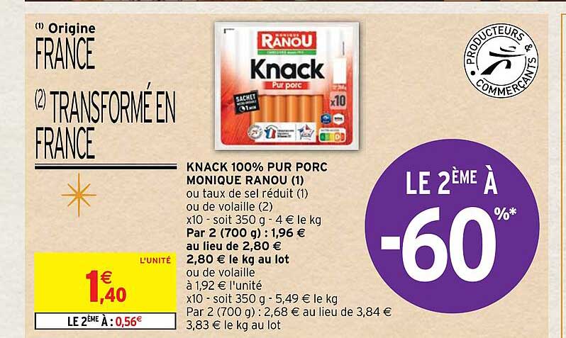 knack 100% pur porc monique ranou