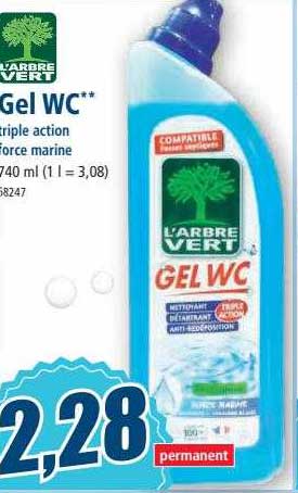 l'arbre vert gel wc
