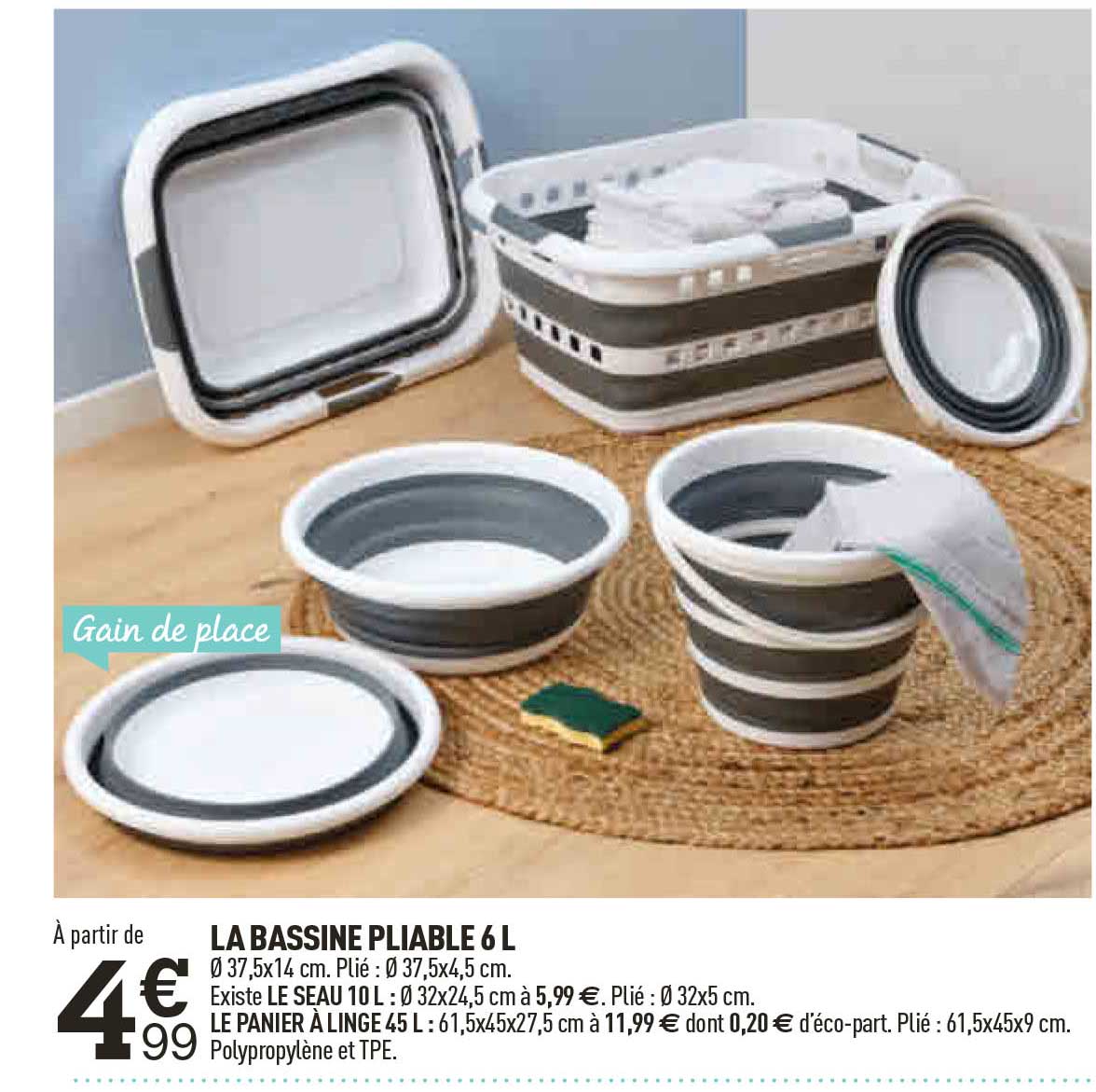 La Bassine Pliable 6 L
