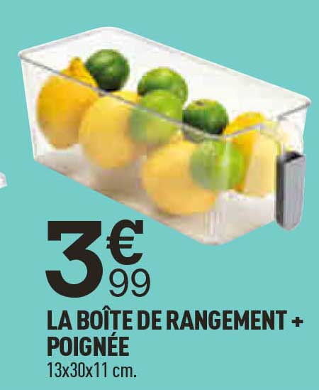 La Boîte De Rangement + Poignée