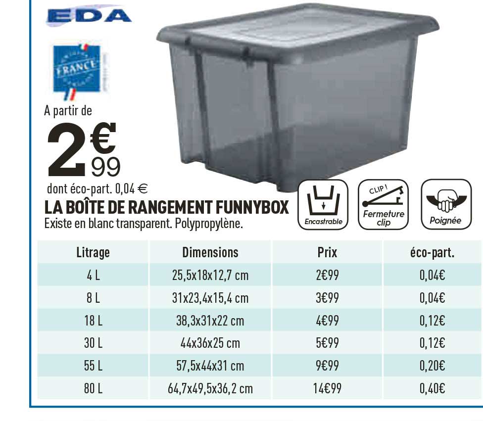 La Boîte De Rangement Funnybox Eda