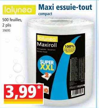 lalynea maxi essuie-tout compact
