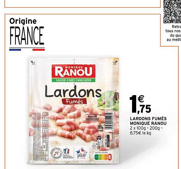 lardons fumés monique ranou