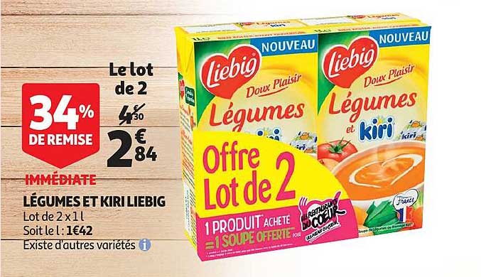 Légumes Et Kiri Liebig