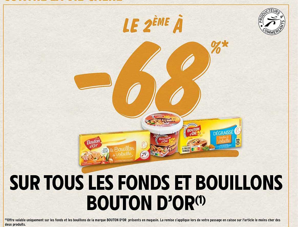 Les Fonds Et Bouillons Bouton D'or
