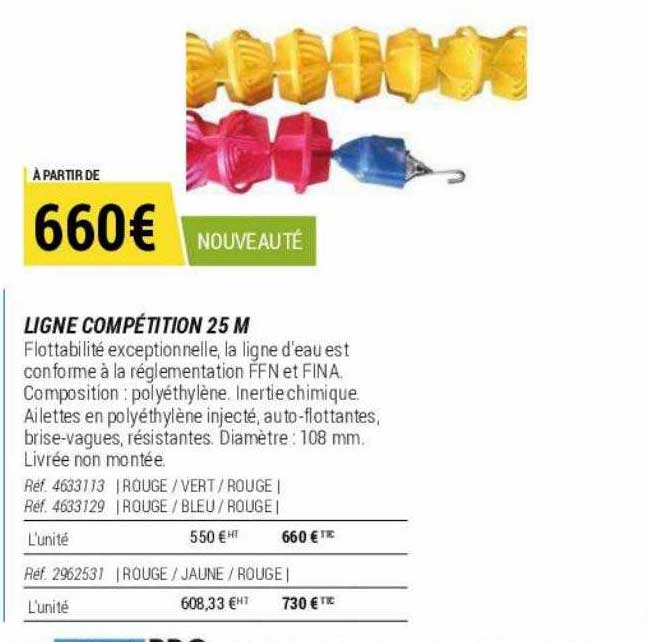 Ligne Compétition 25 M