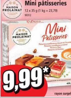 maison prolainat mini pâtisseries