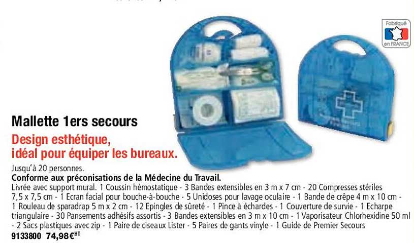 mallette 1ers secours