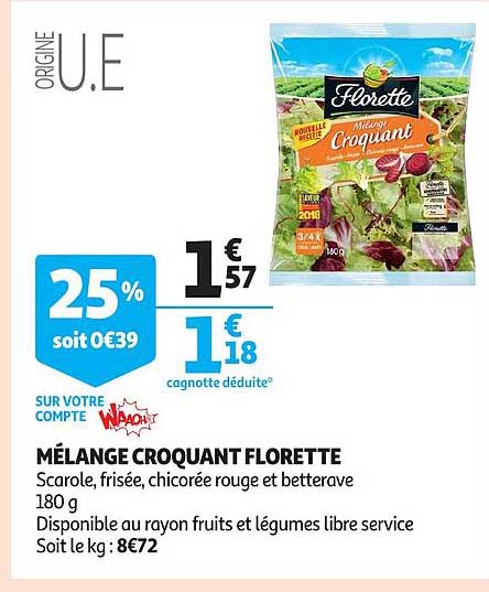 Mélange Croquant Florette