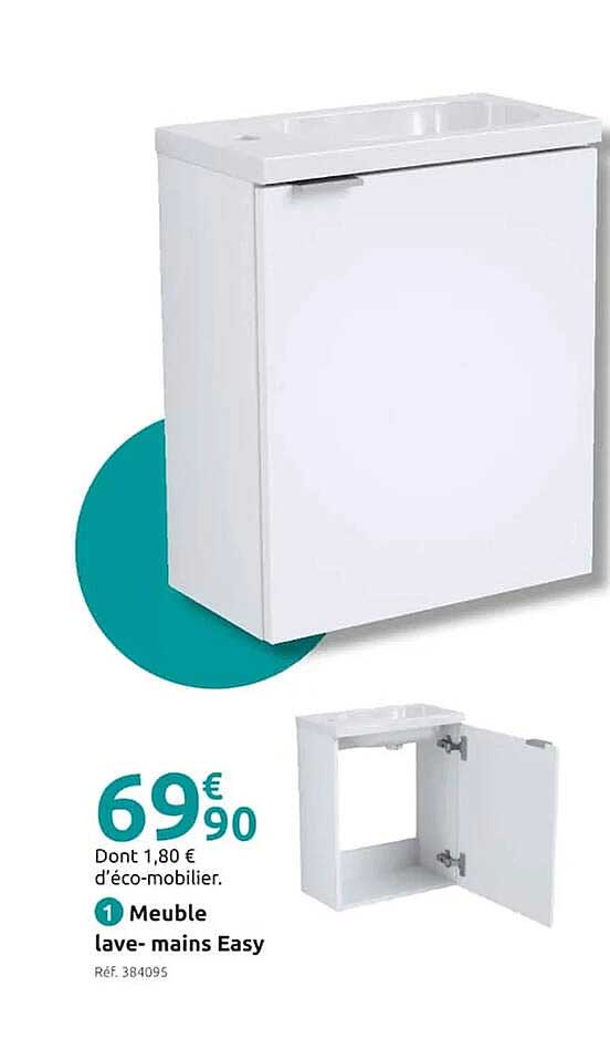 meuble lave-mains easy
