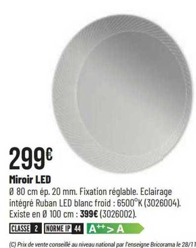 Miroir Led