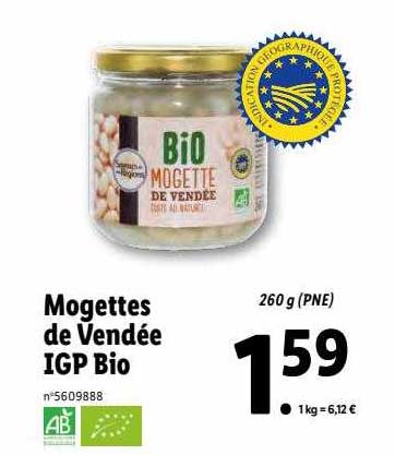 mogettes de vendée igp bio