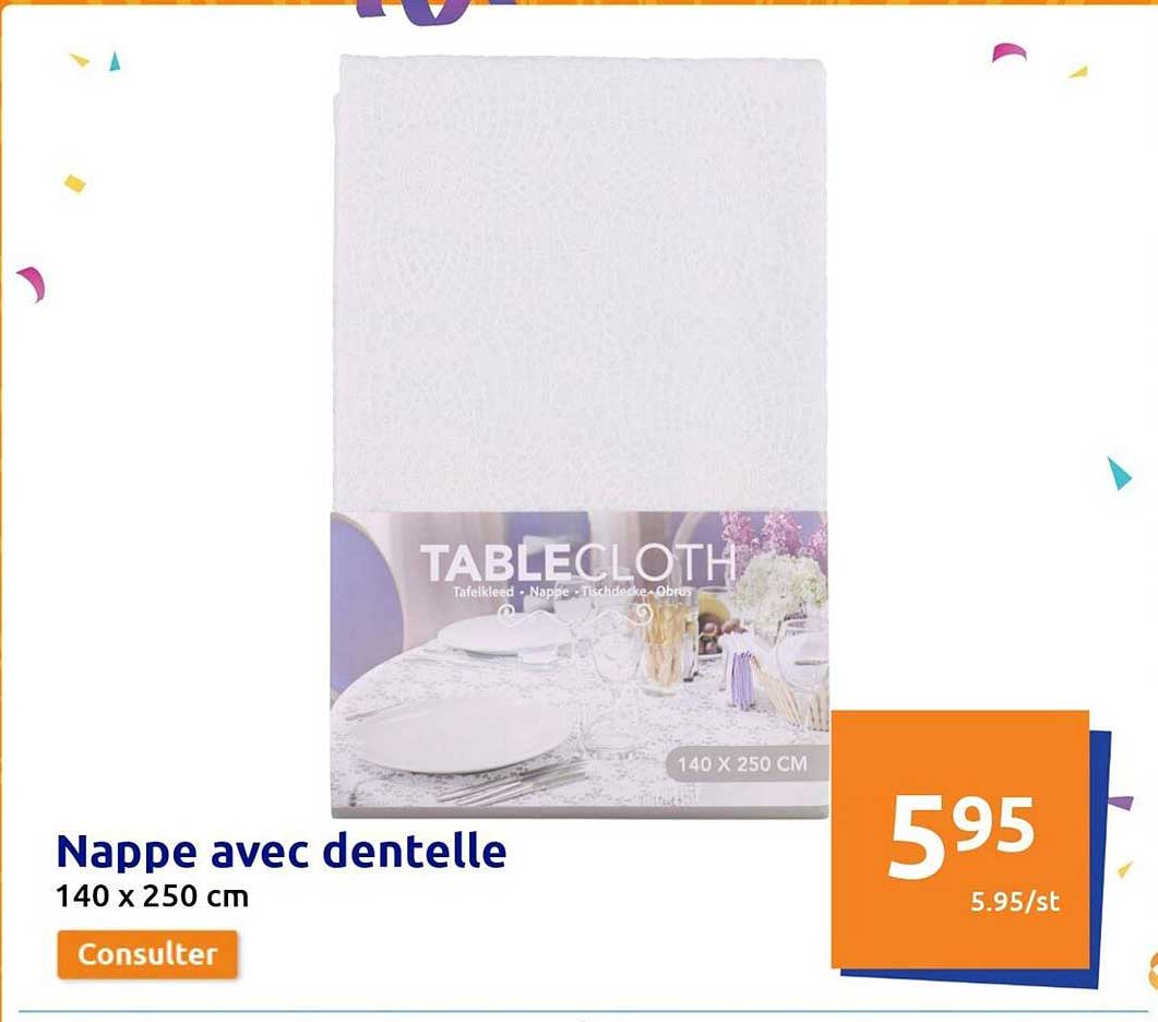 Nappe Avec Dentelle