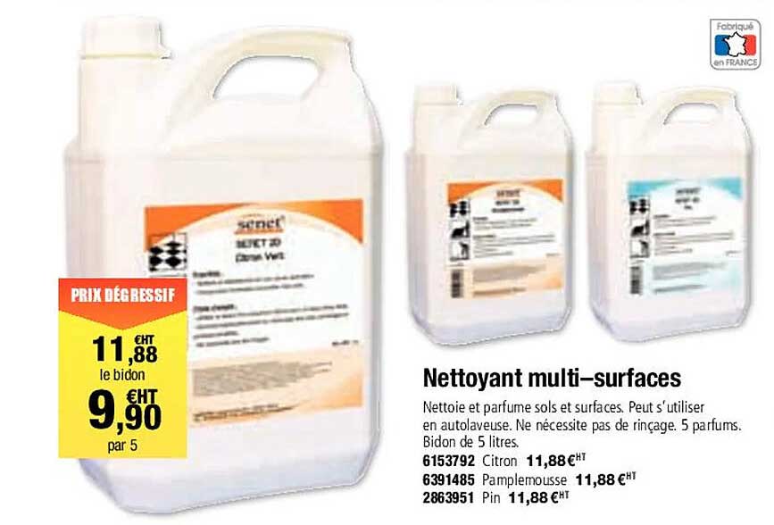 nettoyant multi-surfaces