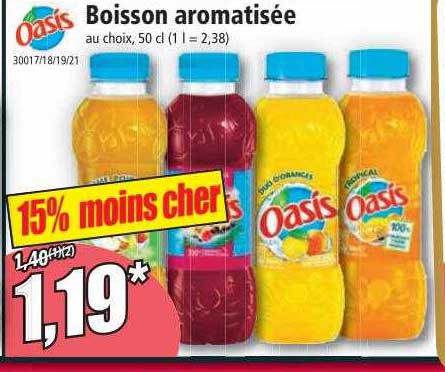 Oasis Boisson Aromatisée