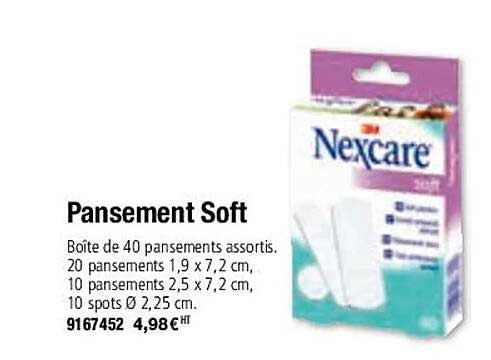 pansement soft nexcare