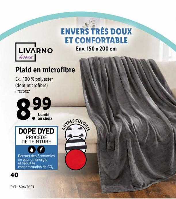 Plaid En Microfibre Livarno Home