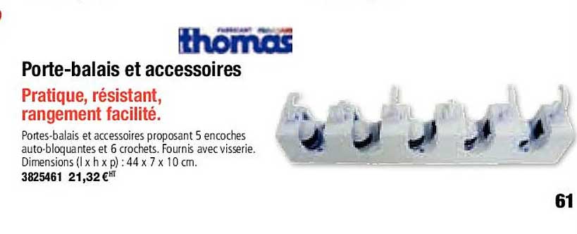Porte-balais Et Accessoires Thomas