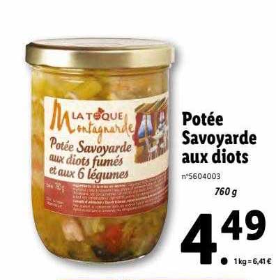 potée savoyarde aux diots
