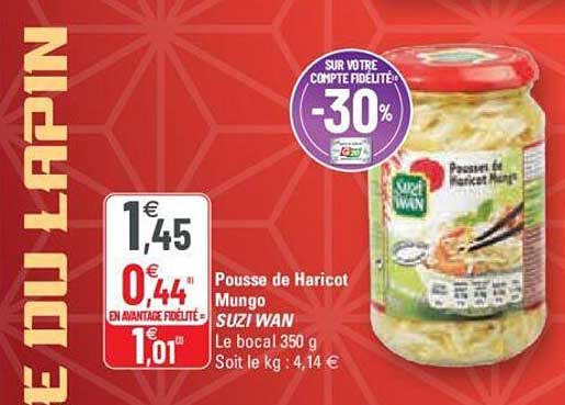 pousse de haricot mungo suzi wan