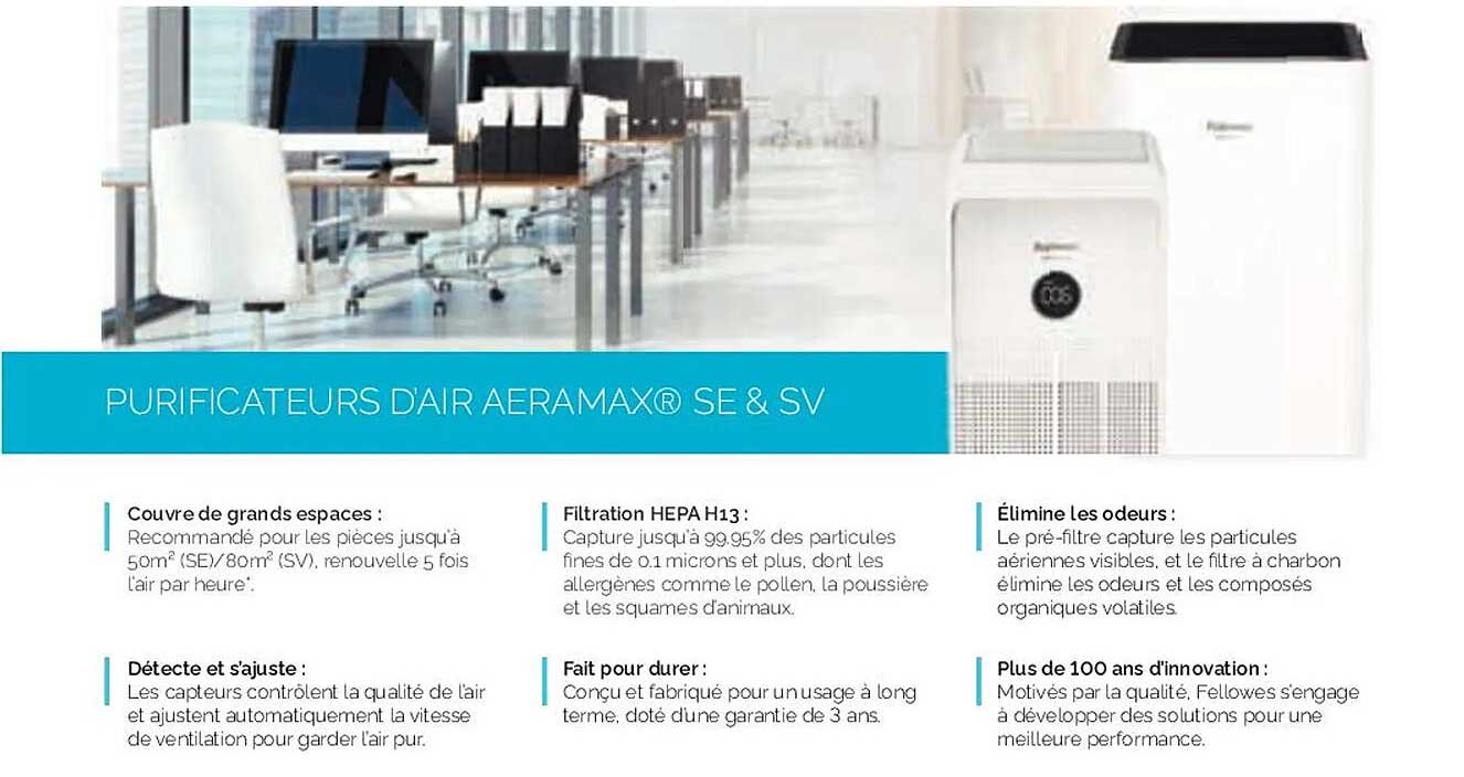 purificateurs d'air aeramax se & sv