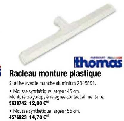 racleau monture plastique thomas