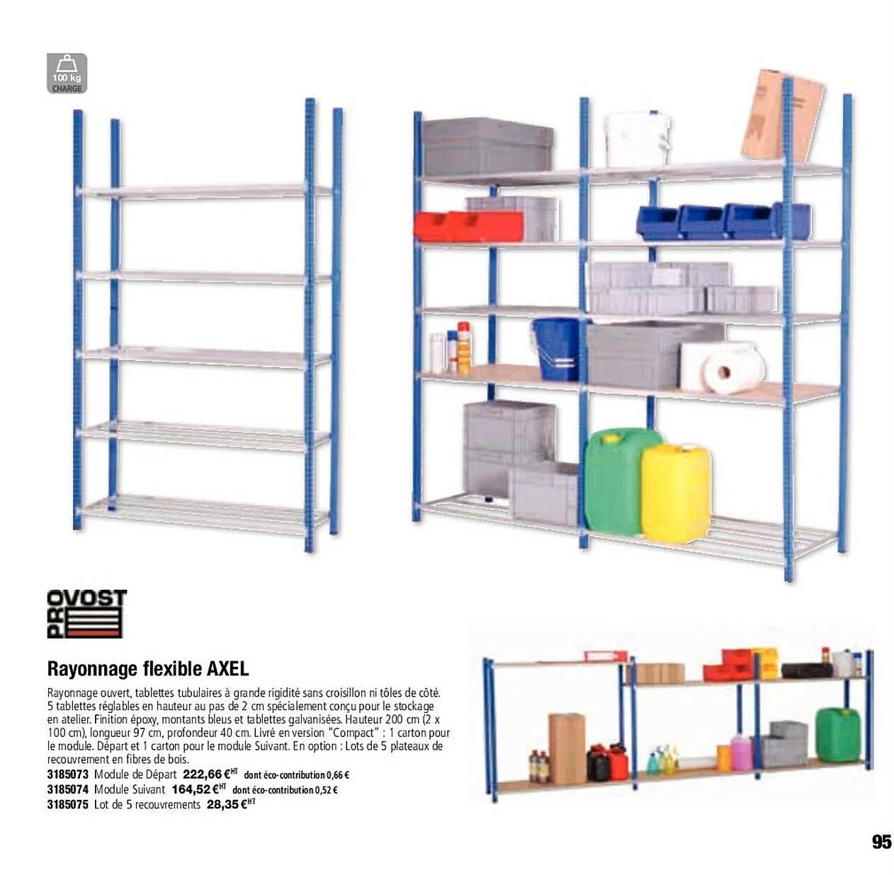 rayonnage flexible axel provost