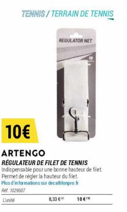 Régulateur De Filet De Tennis Artengo