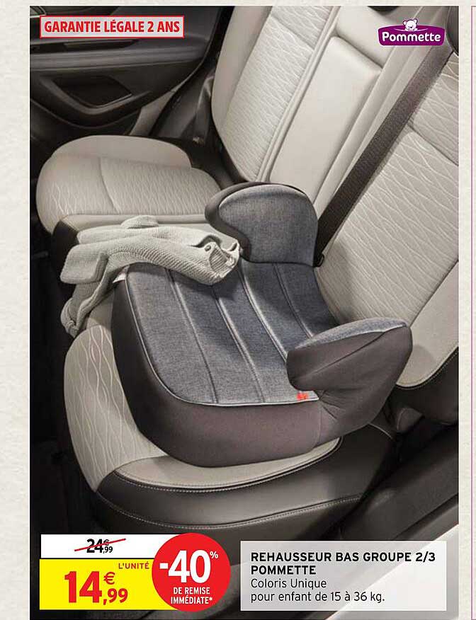 rehausseur bas groupe 2-3 pommette