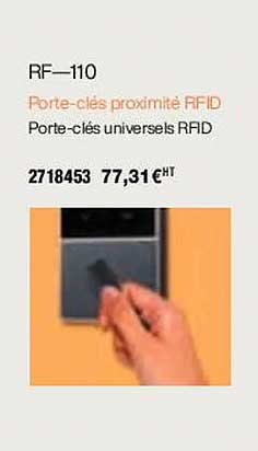 rf-110 porte-clés proximité rfid