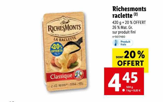 riches monts raclette