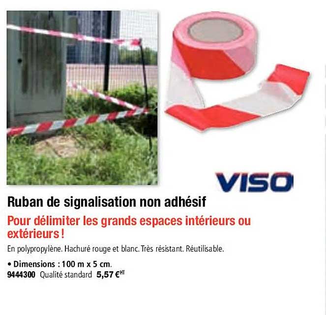 ruban de signalisation non adhésif viso