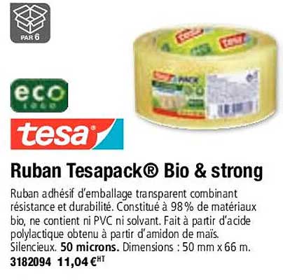 ruban tesapack bio & strong tesa