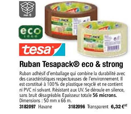 ruban tesapack eco & strong tesa