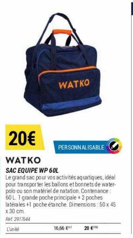 sac équipe wp 60l watko