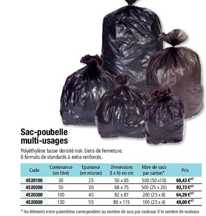 sac-poubelle multi-usages