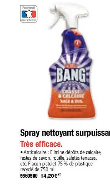 spray nettoyant surpuissant cillit bang