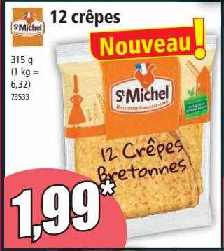 St Michel 12 Crêpes