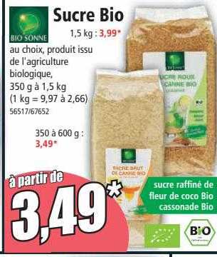 sucre bio bio sonne