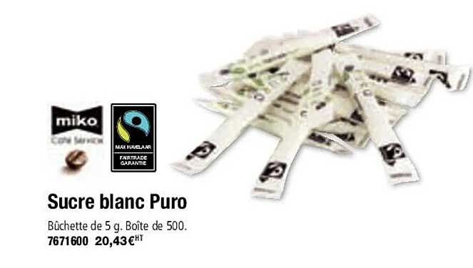 sucre blanc puro miko