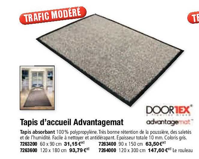 tapis d'accueil advantagemat doortex