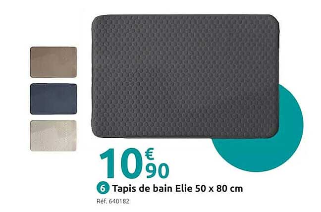 tapis de bain elie 50 x 80 cm