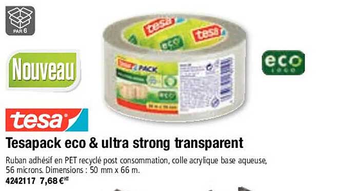 tesapack eco & ultra strong transparent