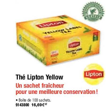 thé lipton yellow