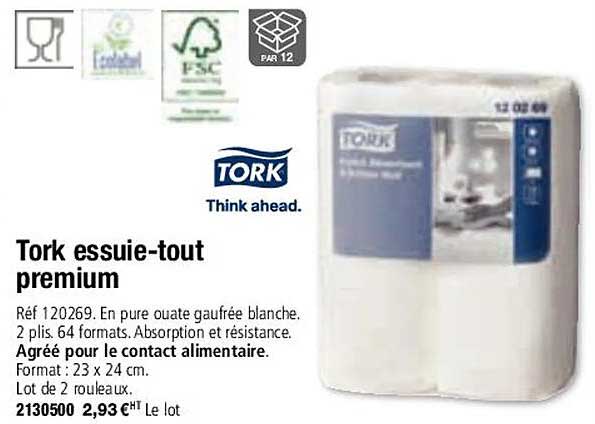 tork essuie-tout premium