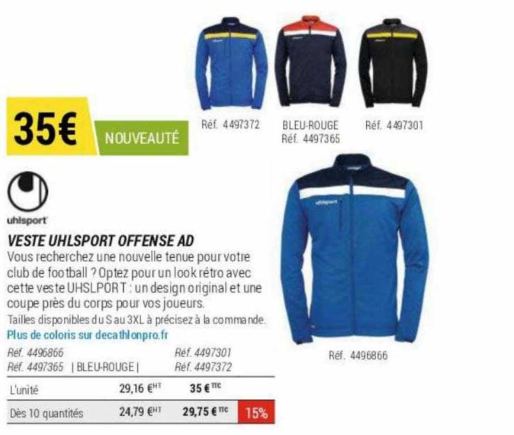 veste uhlsport offense ad