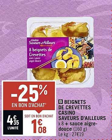 beignets de crevettes casino saveurs d'ailleurs