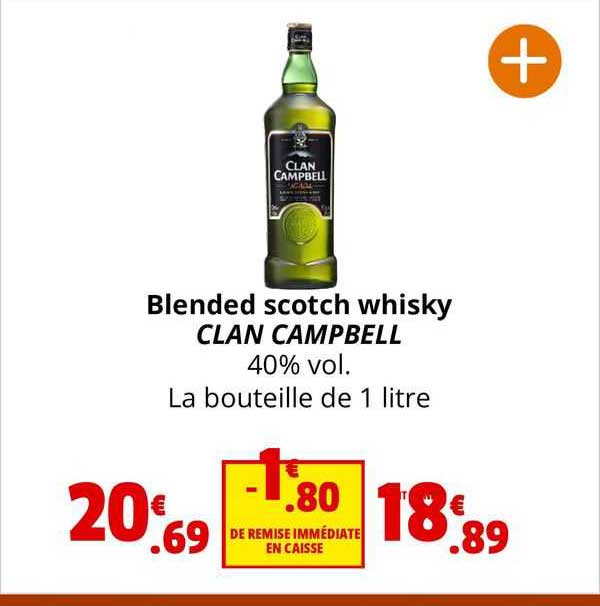 blended scotch whisky clan campbell